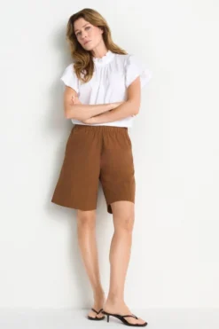 Bluse mit Stehkragen