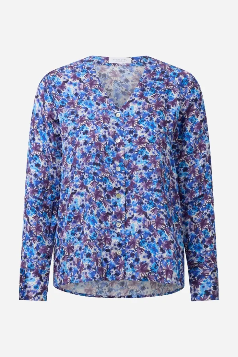 Bluse mit V-Ausschnitt