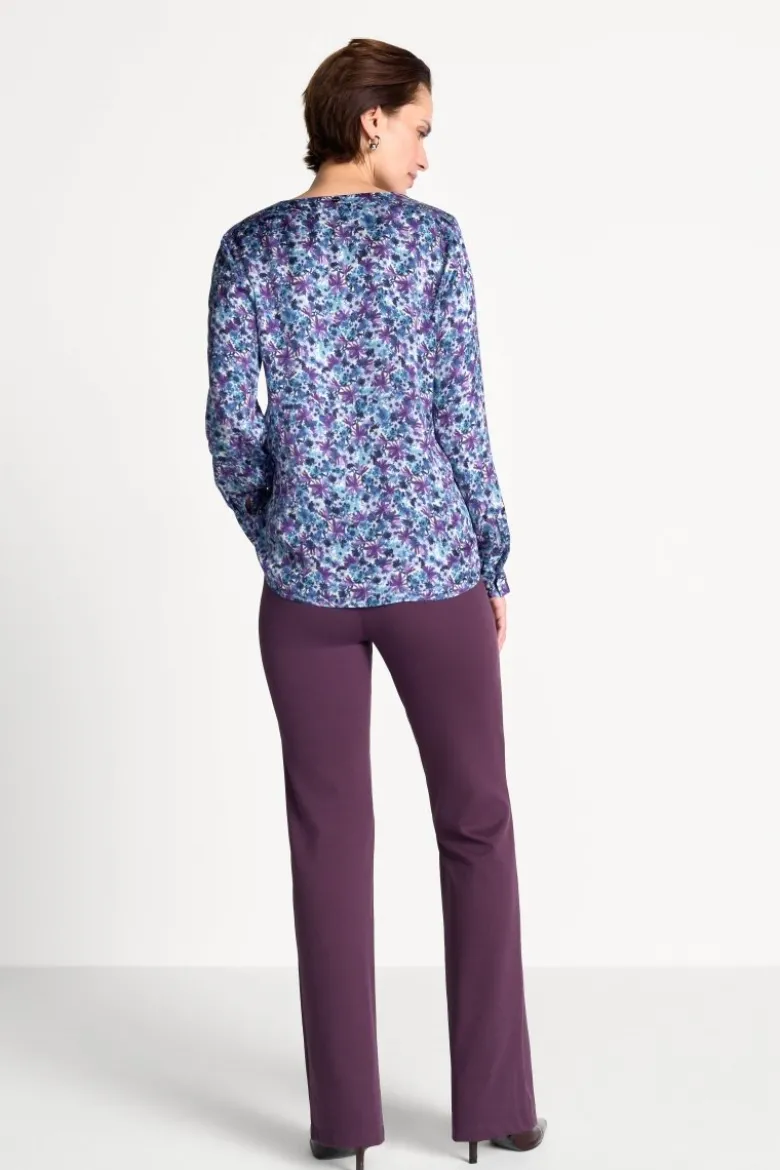 Bluse mit V-Ausschnitt
