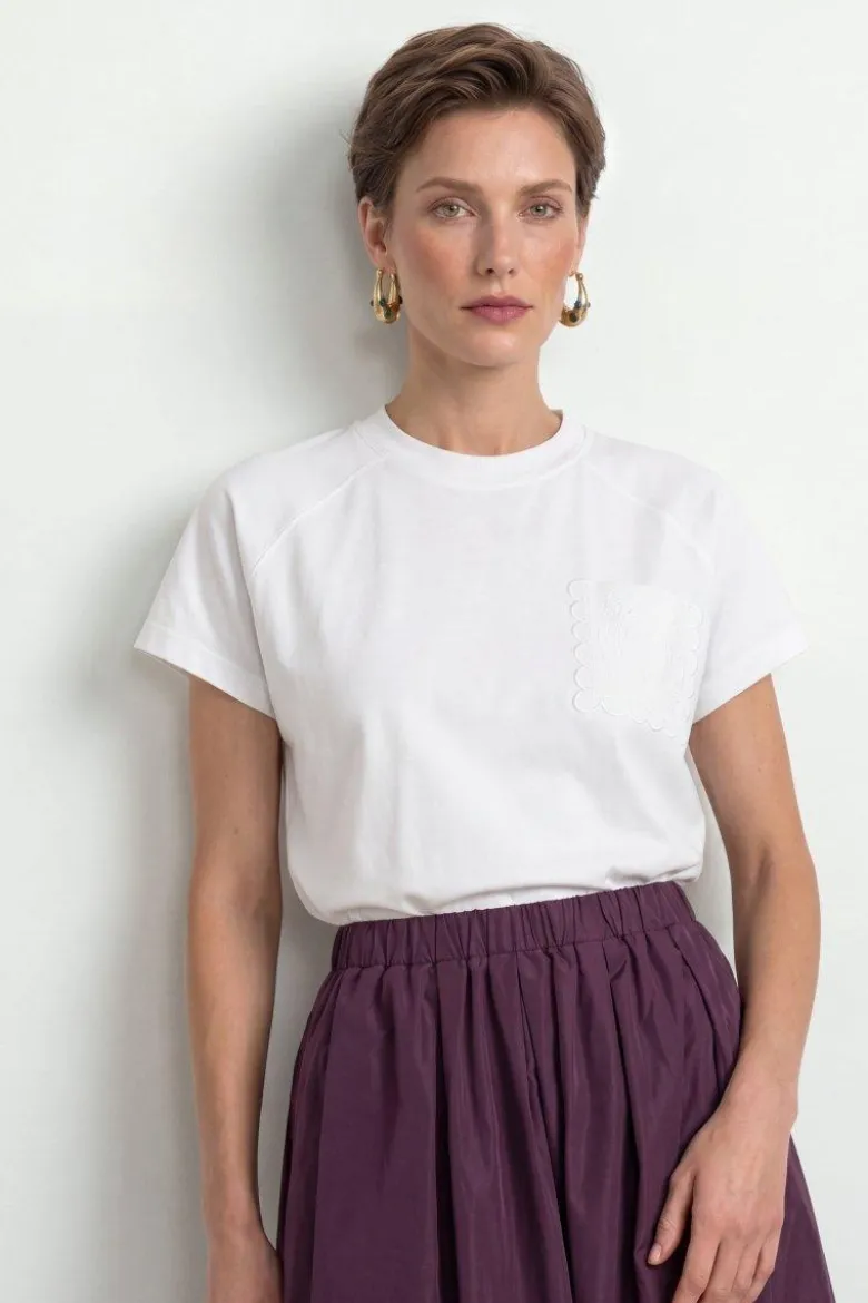 Blusenshirt mit Raglanärmeln
