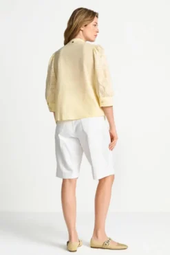 Boho-Bluse mit Stickerei