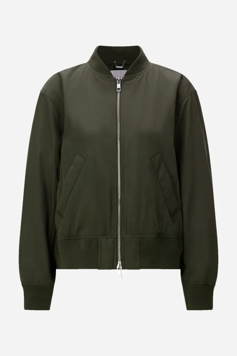 Bomberjacke mit Stehkragen