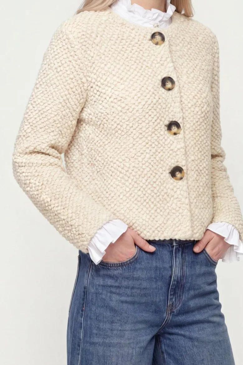 Bouclé-Cardigan