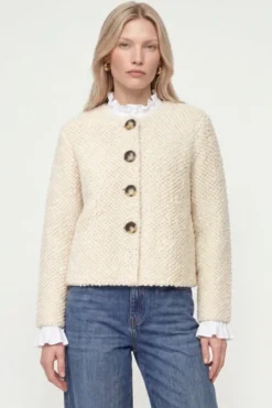 Bouclé-Cardigan