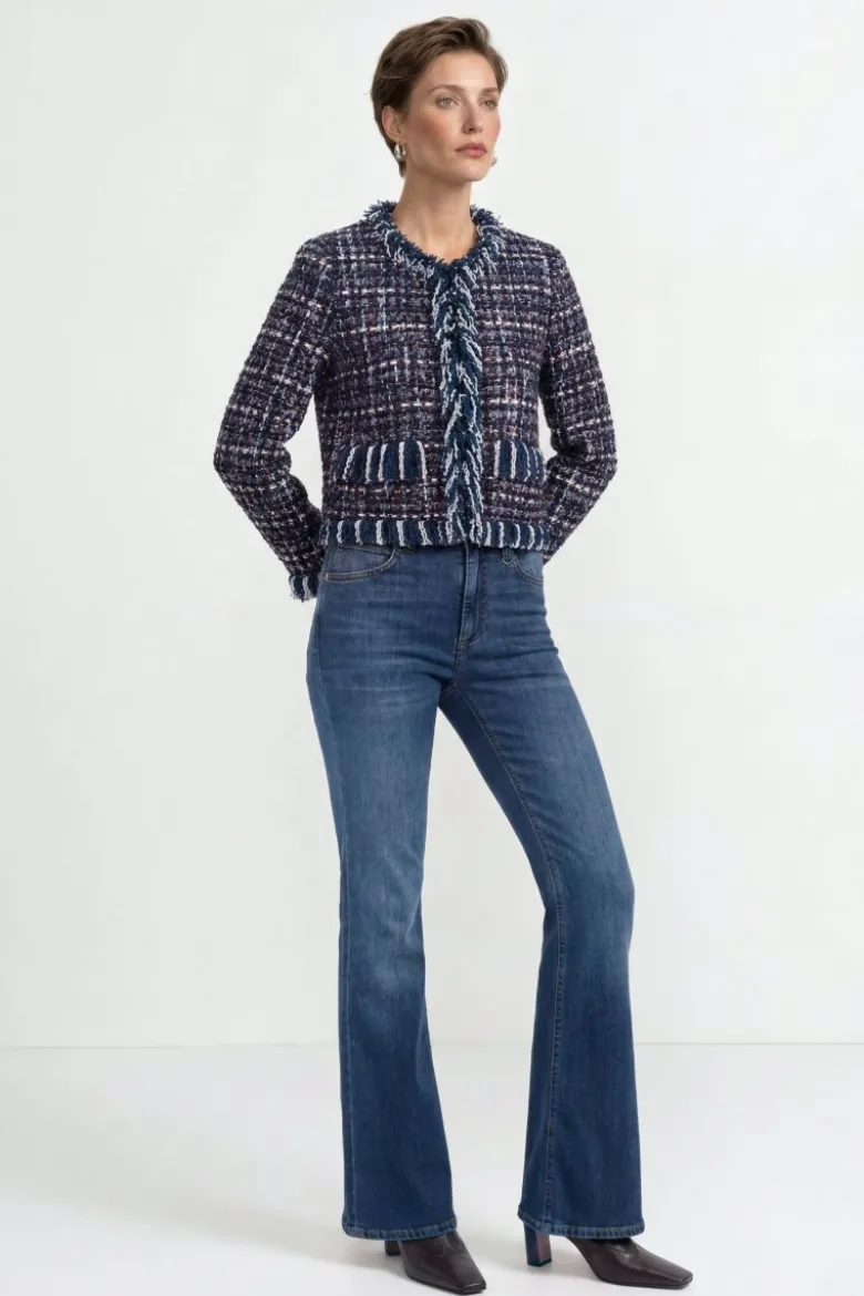 Bouclé Jacke