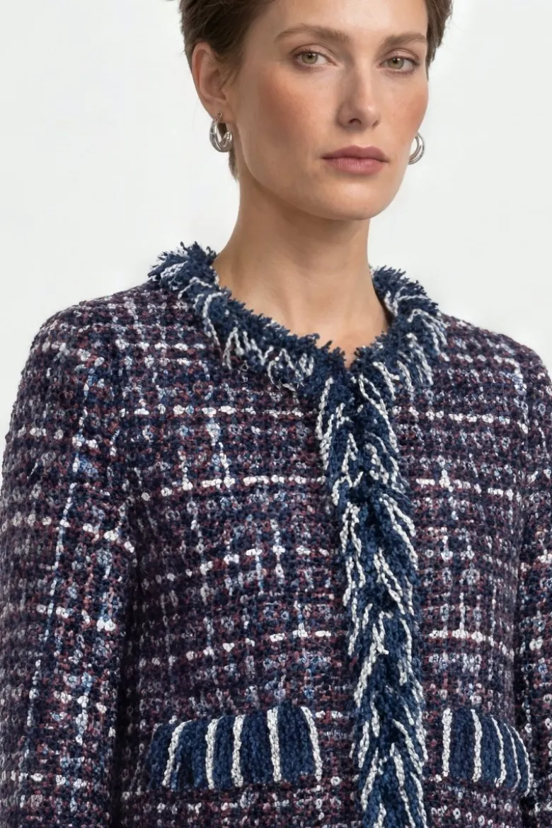 Bouclé Jacke