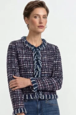 Bouclé Jacke
