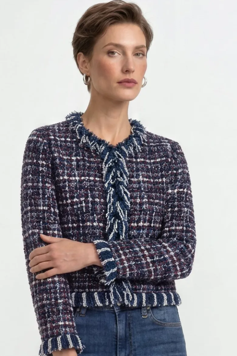 Bouclé Jacke