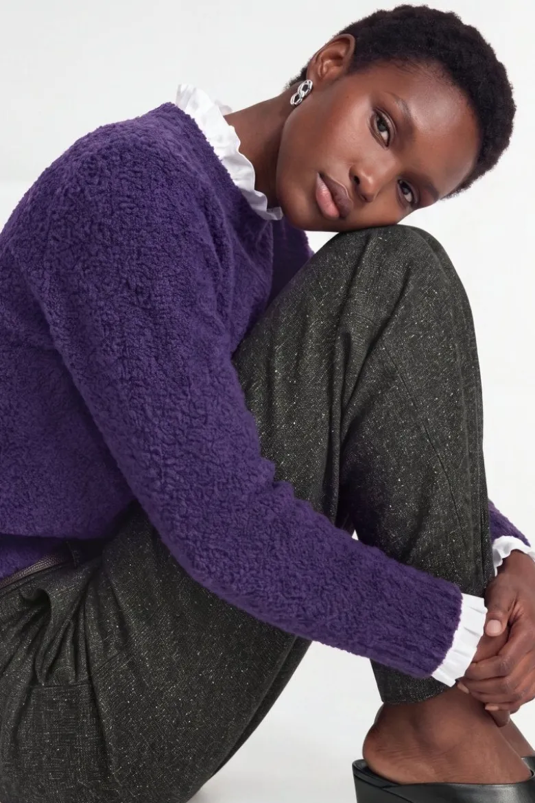 Bouclé-Strickpullover