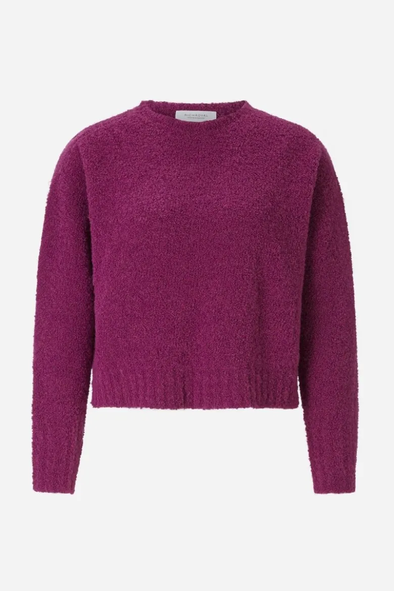 Bouclé-Strickpullover