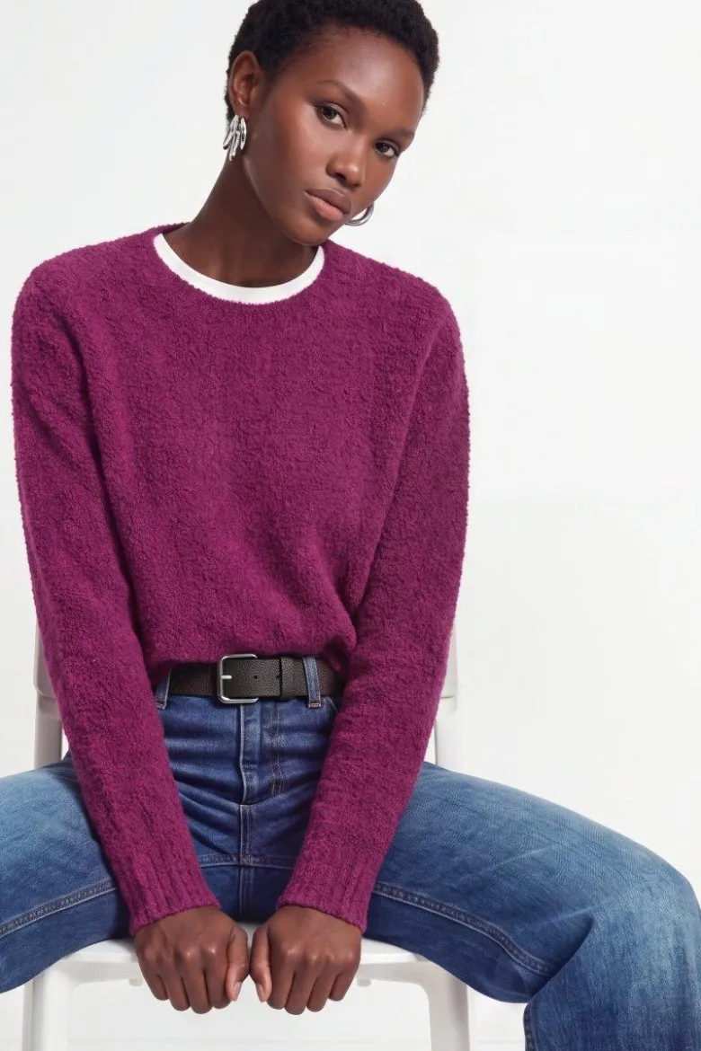Bouclé-Strickpullover