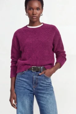 Bouclé-Strickpullover