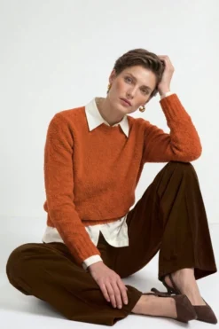Bouclé-Strickpullover