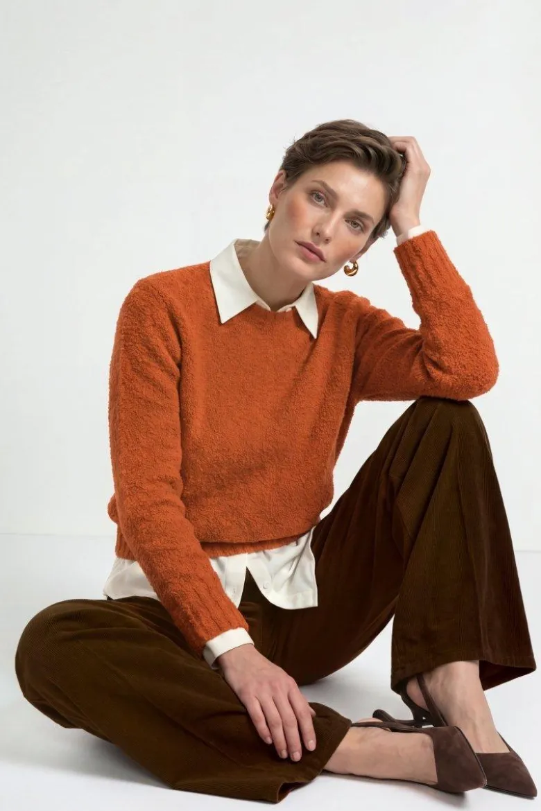 Bouclé-Strickpullover