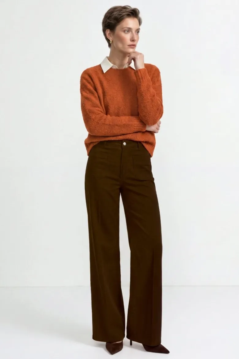 Bouclé-Strickpullover