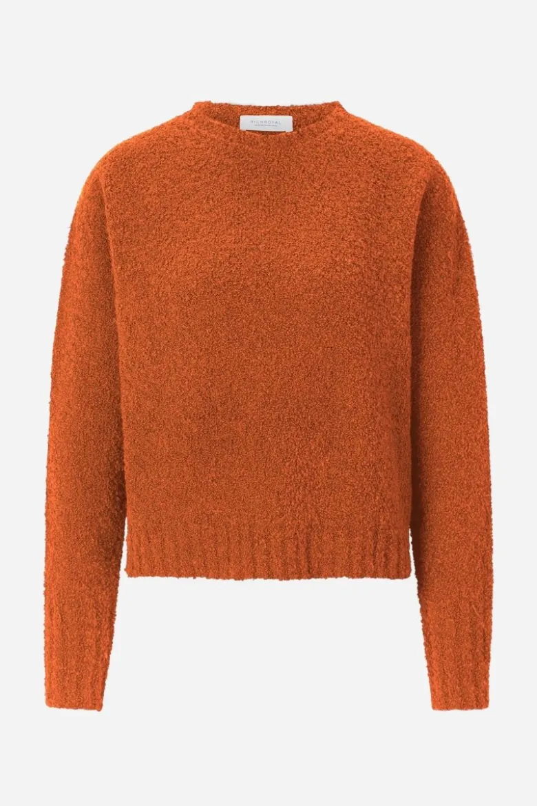 Bouclé-Strickpullover