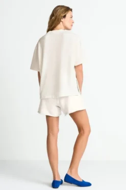 Boxy T-Shirt in Off-White