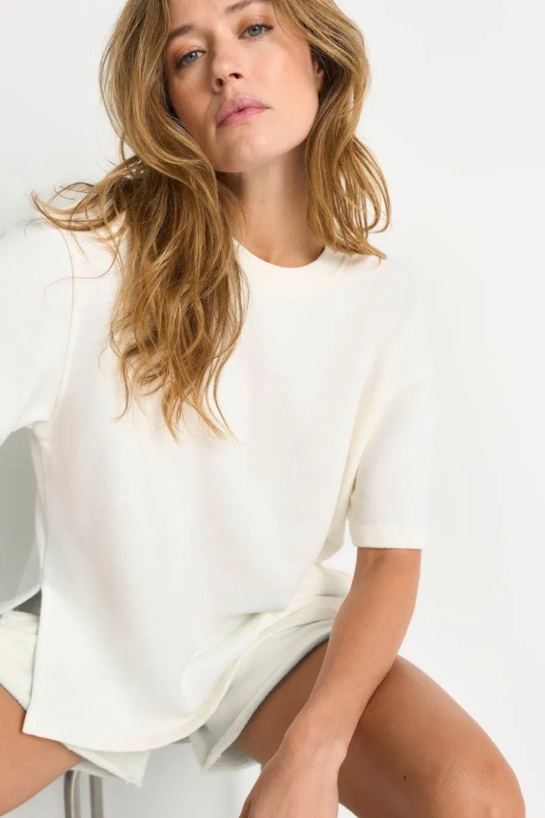 Boxy T-Shirt in Off-White