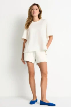 Boxy T-Shirt in Off-White