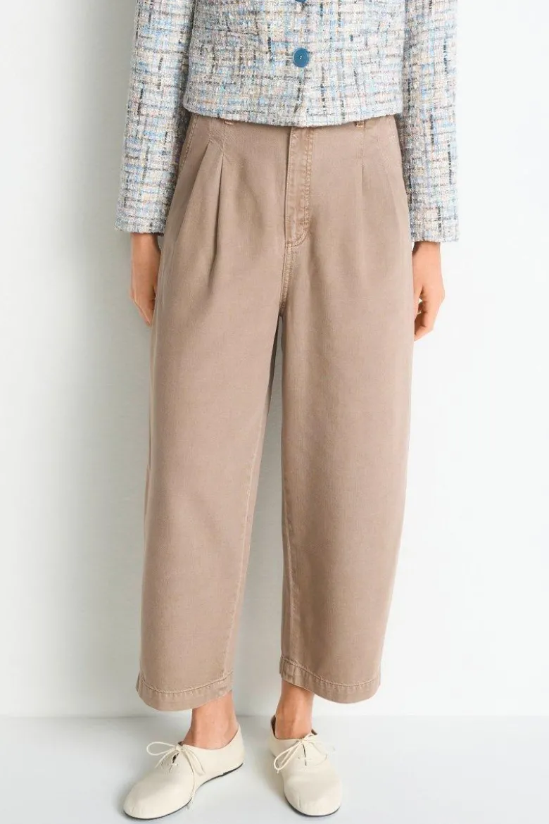 Bundfaltenhose mit Lyocell