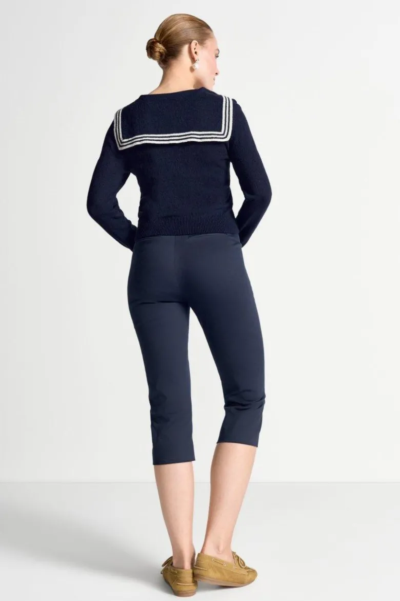 Caprihose in Midnight Blue