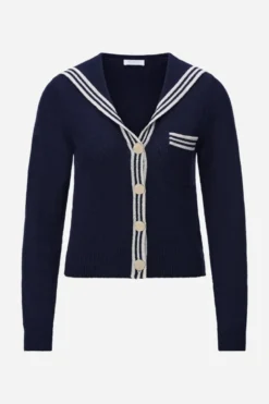 Cardigan mit Matrosenkragen