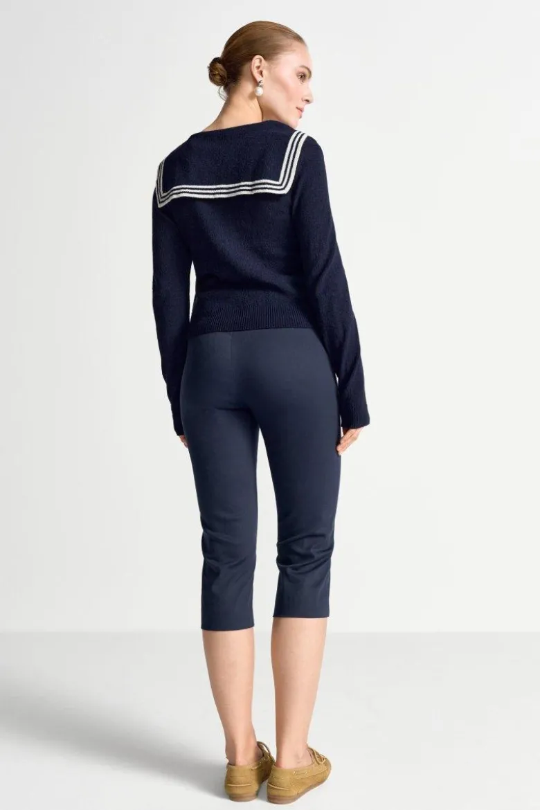 Cardigan mit Matrosenkragen
