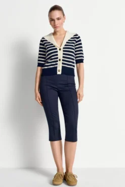 Cardigan mit Matrosenkragen