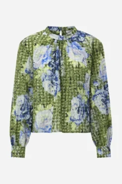 Chiffonbluse mit Blumenprint