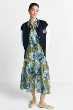College-Jacke im Oversized-Fit
