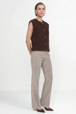 Cordhose mit weitem Bein