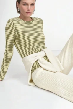 Cord-Hose mit weitem Bein