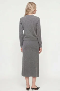 Cropped Cardigan aus Merino-Mix