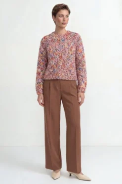 Cropped Grobstrickpullover