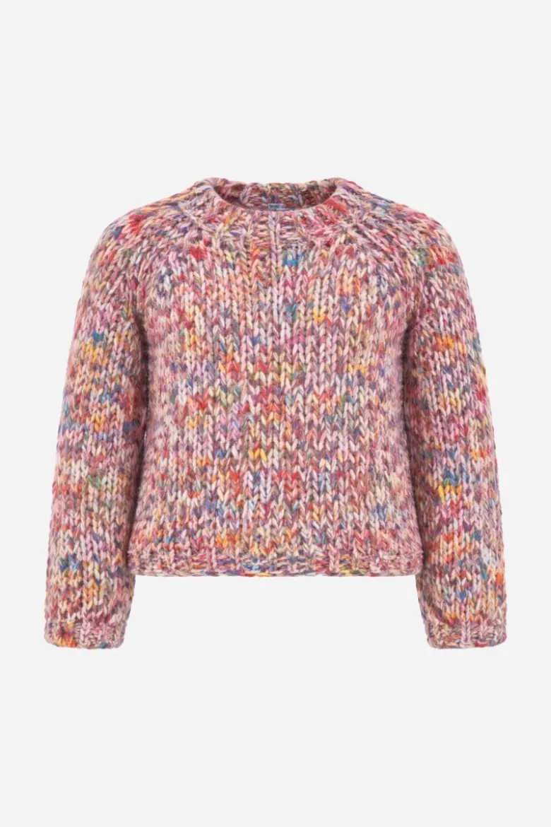 Cropped Grobstrickpullover