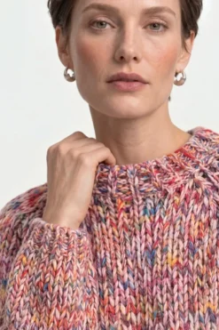 Cropped Grobstrickpullover