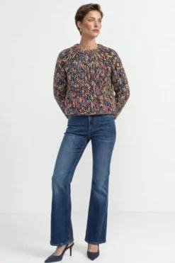 Cropped Grobstrickpullover