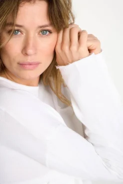 Cropped Sweatshirt mit Brusttasche