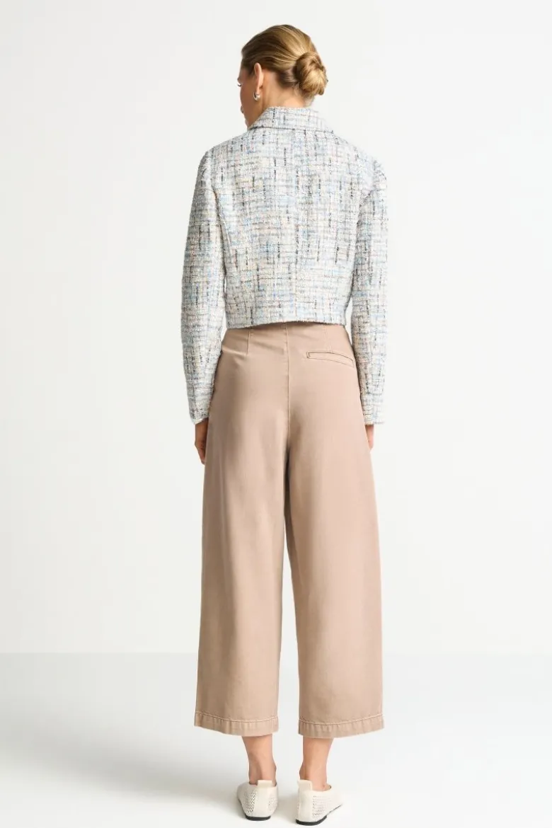 Cropped Tweedjacke