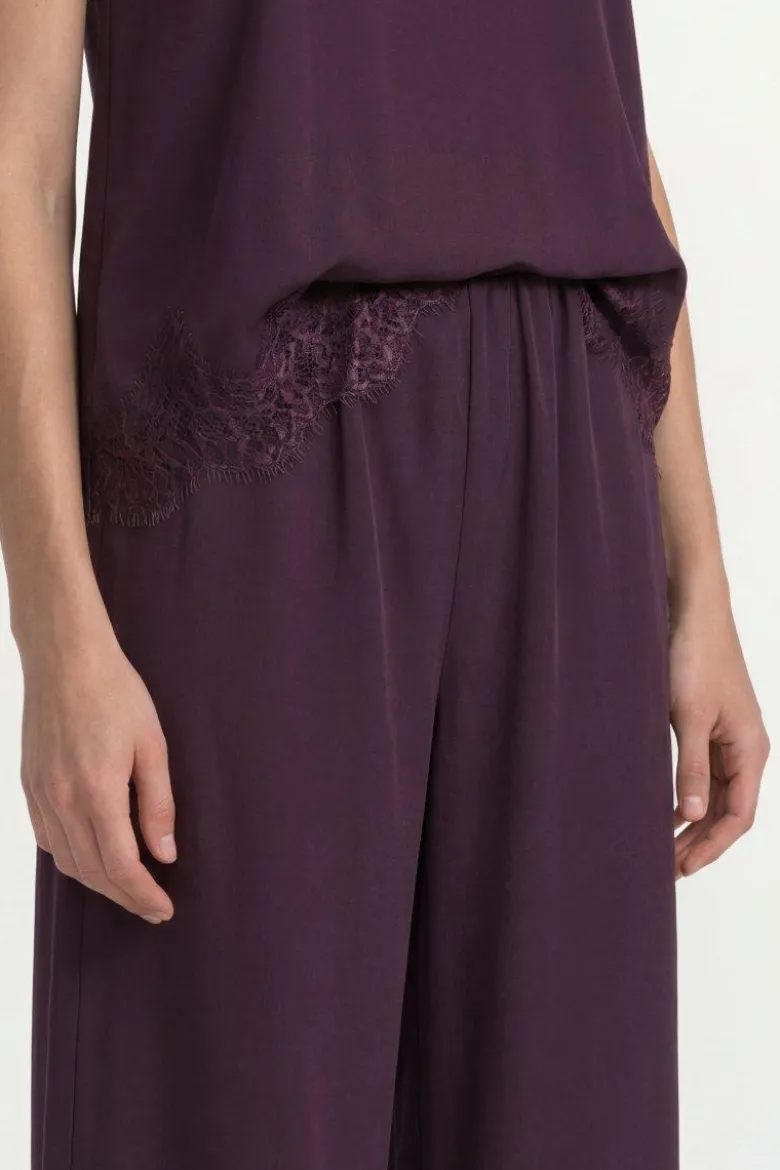 Culotte aus Satin mit Spitze