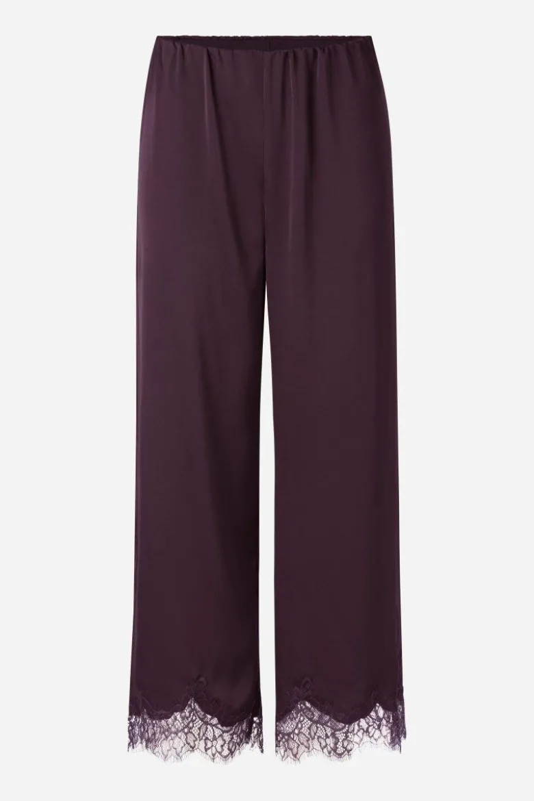 Culotte aus Satin mit Spitze