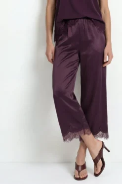 Culotte aus Satin mit Spitze