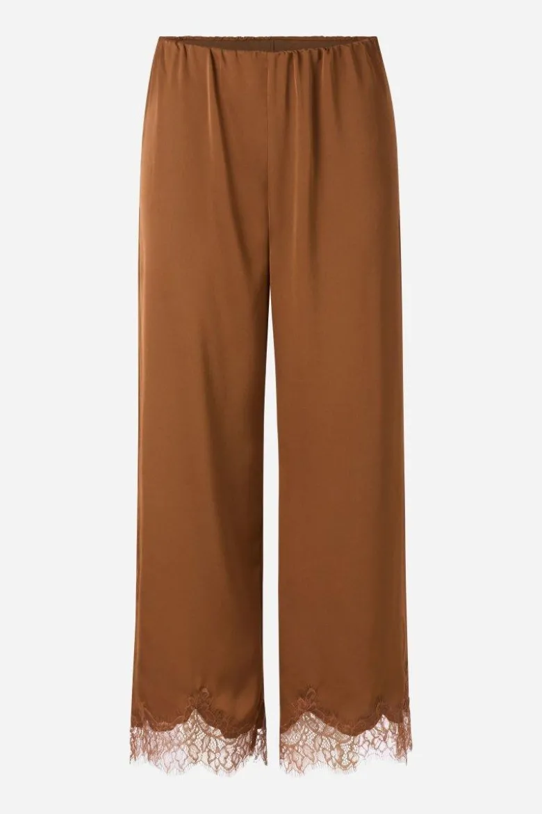 Culotte aus Satin mit Spitze