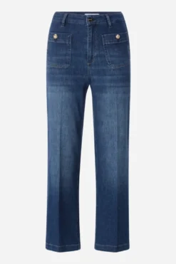 Culotte-Jeans mit Taschen