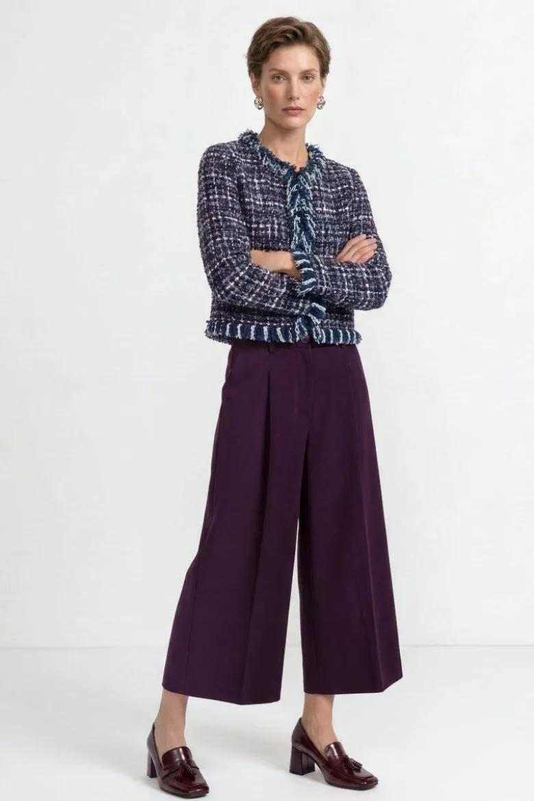 Culotte mit Bundfalten