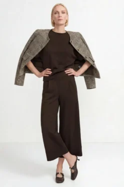 Culotte mit weitem Bein