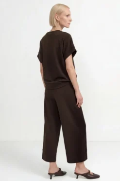Culotte mit weitem Bein