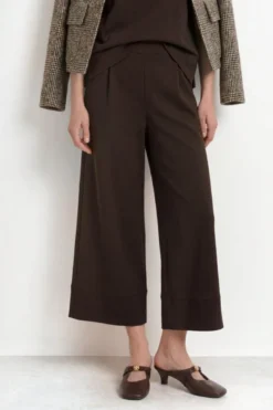 Culotte mit weitem Bein