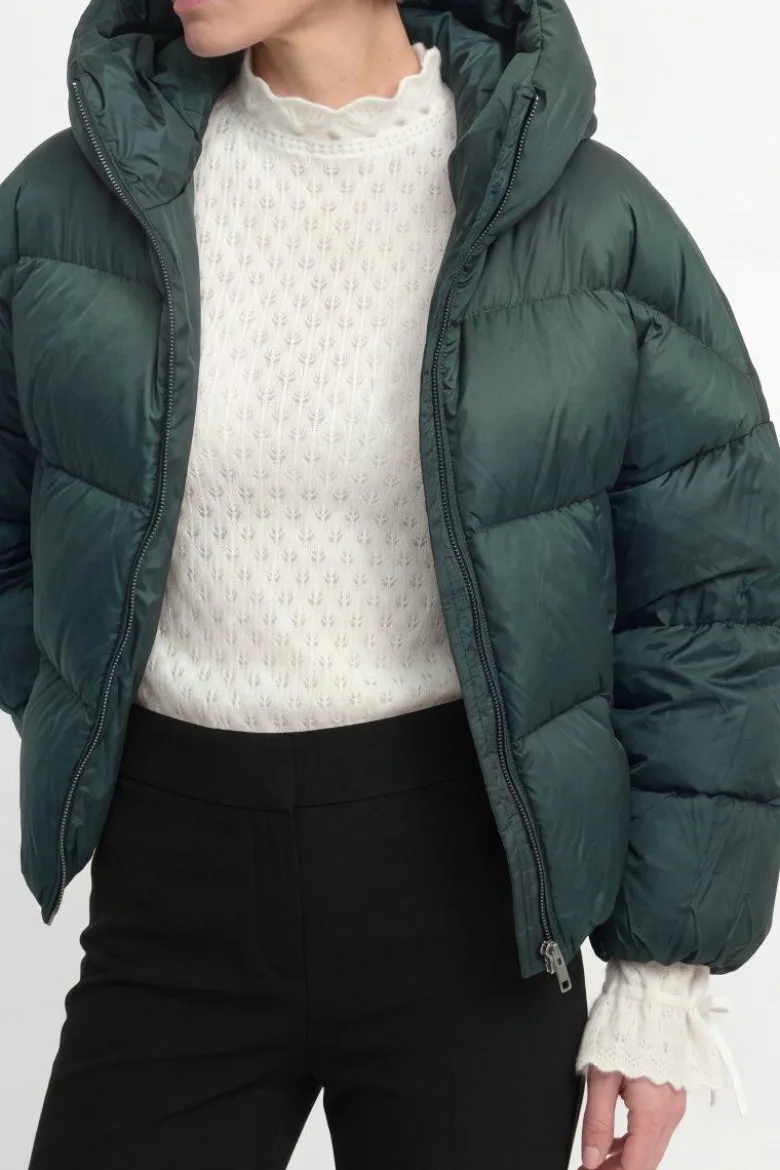 Daunenjacke mit Kapuze