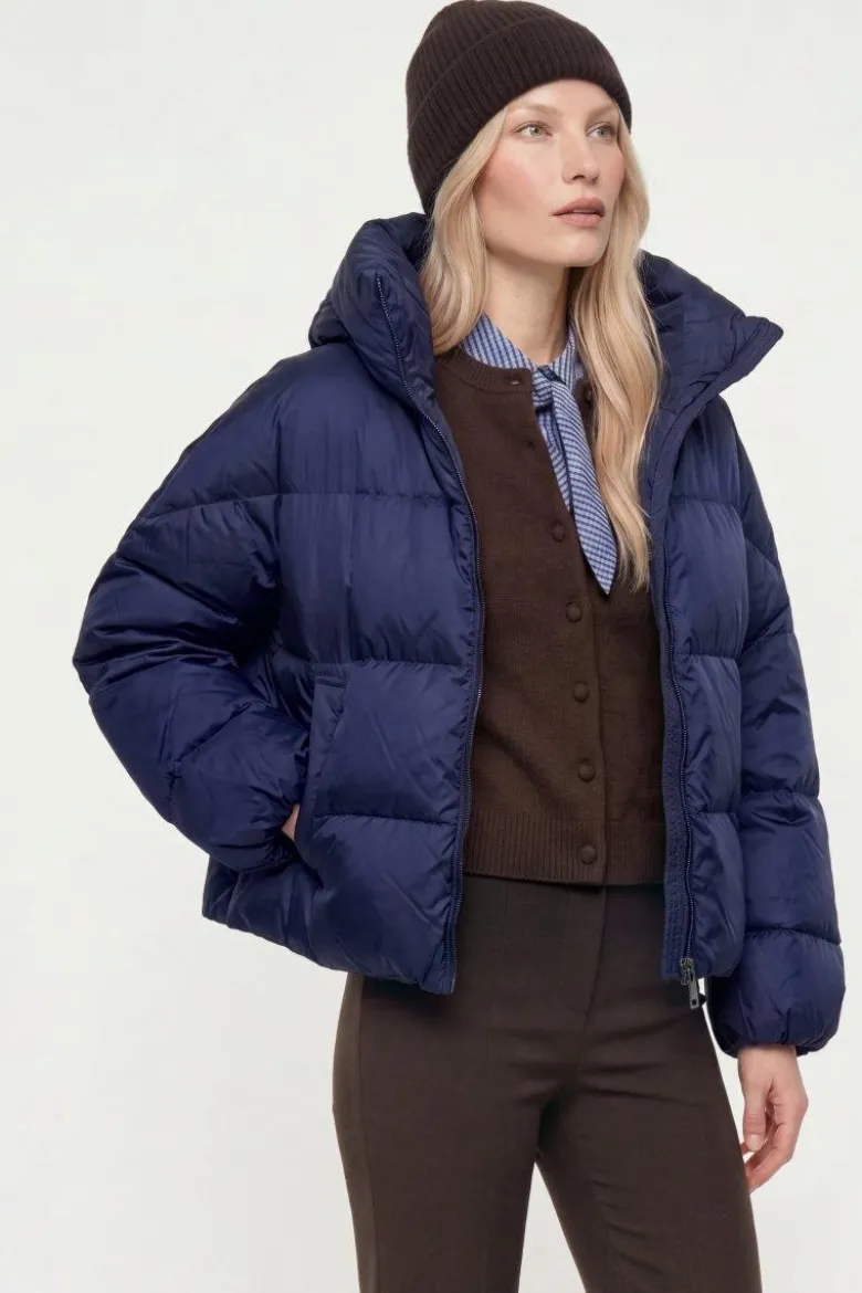 Daunenjacke mit Kapuze